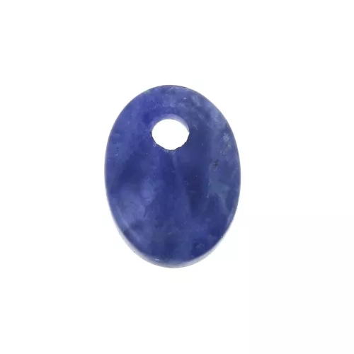 Dije ovalado 8x6 mm de piedra gema - Sodalite x1