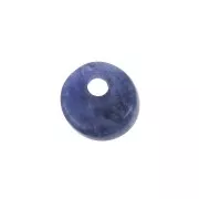 Dije redondo 6 mm de piedra gema - Sodalite x1