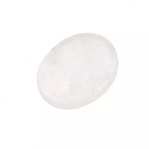 Disco ovalado 8x6 mm de piedra gema - Quartz Rosa x1