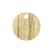 Dije redondo de plexiglás 15 mm estampado madera - Beige x1|raw }}