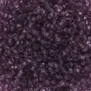 Cuentas de Rocalla Preciosa 11/0 de 2 mm - Amatista clara x 20 g