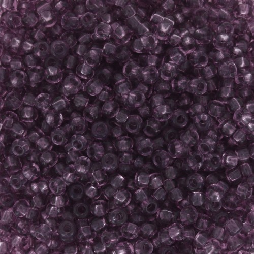 Cuentas de Rocalla Preciosa 11/0 de 2 mm - Amatista clara x 20 g