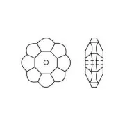 Flor PureCrystal 8 mm Crystal AB Unfoiled x1