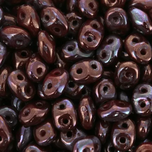 SuperDuo 2,5x5 mm Opaque Red Nebula x10g