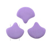 Cuentas de cristal Ginko Duo 2 agujeros 7.5x7.5 mm Bondeli Matt Purple x10g