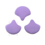 Cuentas de cristal Ginko Duo 2 agujeros 7.5x7.5 mm Bondeli Matt Purple x10g