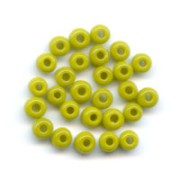 Cuentas de Rocalla Preciosa 11/0 2 mm - Olivina opaca x 20 g