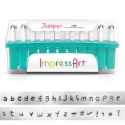 Kit para estampar ImpressArt - 3mm  Alfabeto minúsculo JUNIPER x1|raw }}