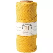 Bobina de 62 metros de hilo de cáñamo Hemp Cord 1.1 mm Gold