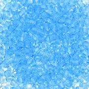 Cuentas de Rocalla Preciosa 9/0 de 2,5 mm - Aguamarina x 20 g