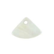Dije abanico de Nácar 10x14 mm Natural x5