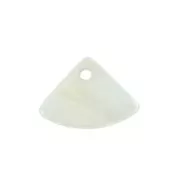 Dije abanico de Nácar 10x14 mm Natural x5