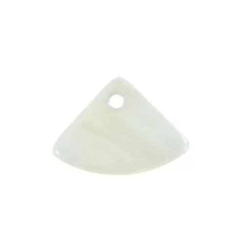 Dije abanico de Nácar 10x14 mm Natural x5
