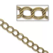 Cadena plana 11 mm bronce x1m