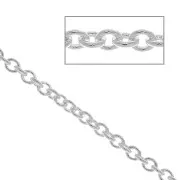 Cadena de malla «Forçat» de 2 mm - Plata 925 x 50 cm