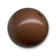 Redonda unicolor 14 mm Opaque Chocolate x1|raw }}