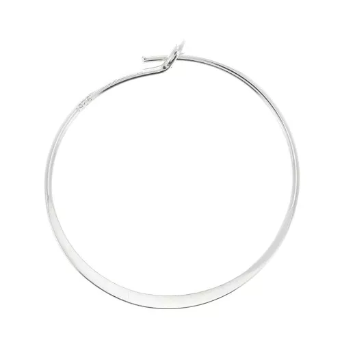 Aros pendientes a decorar 20 mm de Plateado 925 x2