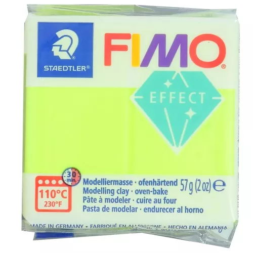 Pasta Fimo Effect Néon 57gr Amarillo (n°101)