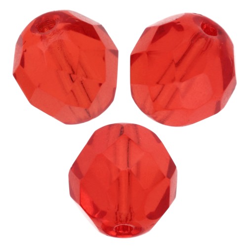 Facetadas 8 mm Light Siam  x20