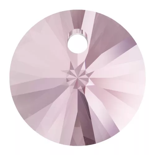 Colgante PureCrystal 6428  6 mm Light Rosa x1