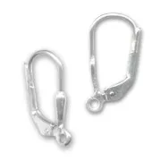 Ganchos cerrados gotas de Plata 925 x2