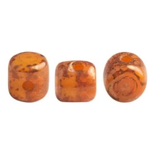 Minos® par Puca® 2.5x3 mm Naranja Opal Bronze x5g