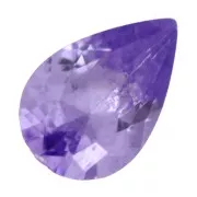 Cabuchón Pera zirconia cúbico 6x4 mm Medium Purple
