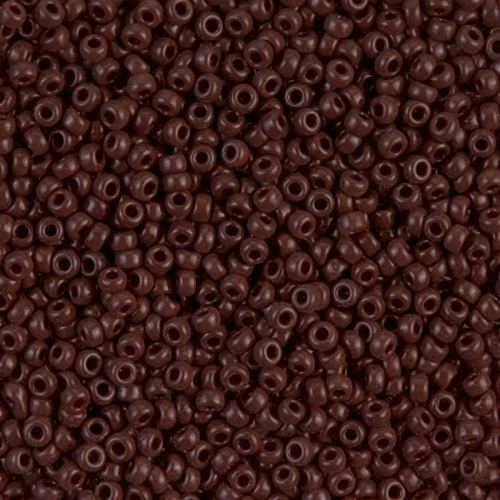 Rocaille Miyuki 11/0 409 - Opaque Chocolate