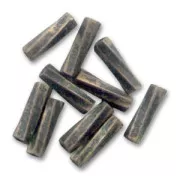 Bugles Twist Miyuki 6 mm TW-1275- Black Gold Antiqued Mat x10g