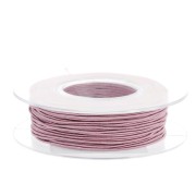 Bobina de hilo Samantha de fabricación italiana 0,9 mm Vieux Rose x30m