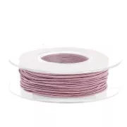 Bobina de hilo Samantha de fabricación italiana 0,9 mm Vieux Rose x30m