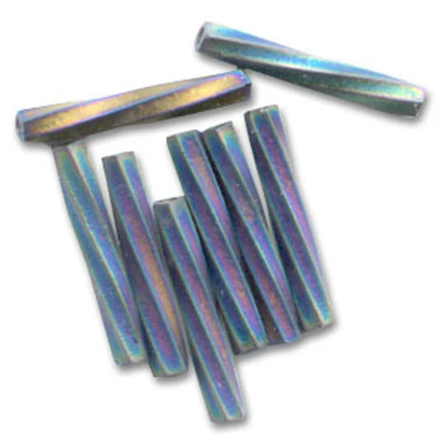 Bugles Twist Miyuki 12 mm TW2012-0401FR - Black Mat AB x10g