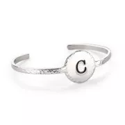 Pulseras con medalla para formar y personalizar 150x3 mm de aluminio x1