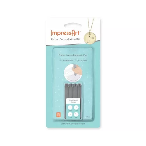 Kit ImpressArt - 4 punzones y pegamentos para Constelaciones del Zodiaco