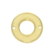 Entrepieza redonda calado 2 agujeros 18 mm de zamac - Dorado con oro fino x1|raw }}