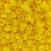 Cuentas de Rocalla Preciosa 11/0 de 2 mm - Amarillo opaco x 20 g