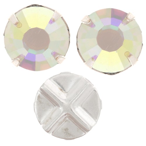 Strass para coser 8 mm Crystal AB