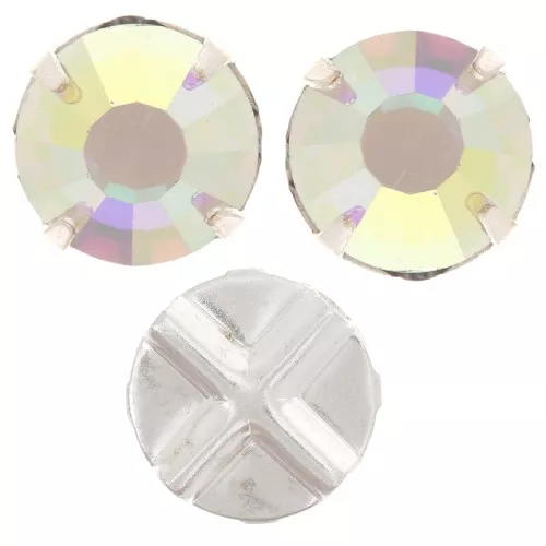 Strass para coser 8 mm Crystal AB