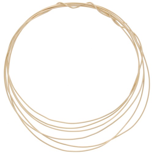 Hilo duro 0.75 mm de Gold filled x 1.5 m