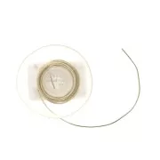 Hilo duro 0.75 mm de Gold filled x 1.5 m