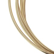 Hilo duro 1.25mm de Gold filled x 1 m|raw }}