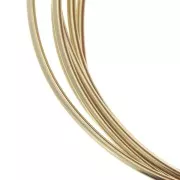 Hilo duro 1.25mm de Gold filled x 1 m
