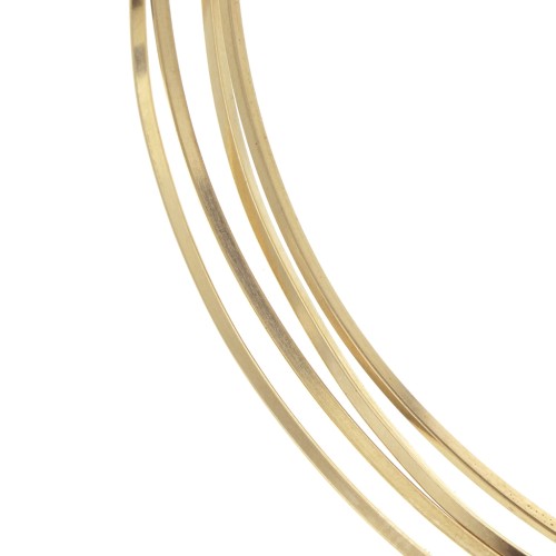 Hilo cuadrado flexible 0.75 mm de Gold Filled x1m