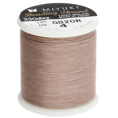 Miyuki Nylon Beading thread B 0.25 mm Blush x50 m