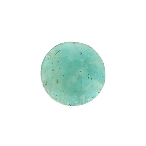 Disco redondo facetado 6 mm de piedra gema Amazonite x1