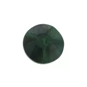 Disco redondo facetado 6 mm de piedra gema Malachite x1