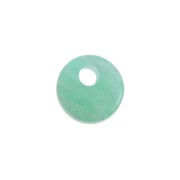 Dije redondo 6 mm de piedra gema - Amazonite x1|raw }}
