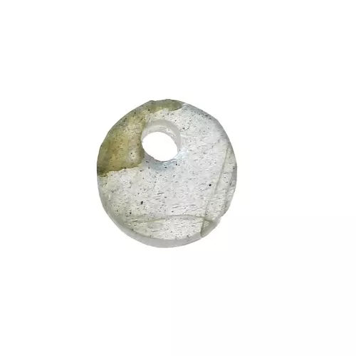 Dije redondo 6 mm de piedra gema - Labradorite x1