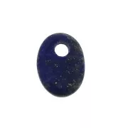 Dije ovalado 8x6 mm de piedra gema - Lapis Lazuli x1