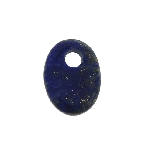 Dije ovalado 8x6 mm de piedra gema - Lapis Lazuli x1